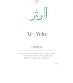 99 NOMS D’ALLAH TIRÉS DU CORAN ET DE LA SUNNA - Blanc - Editions Al-Hadîth – Image 3