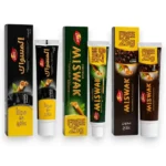 Lot de 3 Dentifrices Miswak – Original, Girofle & Charbon Actif (75 g x 3)