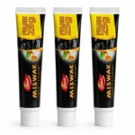 Lot de 3 Dentifrices Miswak Charbon Actif – 75 g