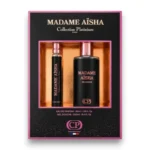 Coffret Madame Aïsha – Eau de Parfum 35 ml + Gel Douche 250 ml – Collection Platinium Paris