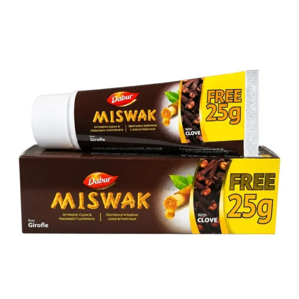 Dentifrice Miswak Girofle Dabur Original – Au Clou de Girofle – 75 g